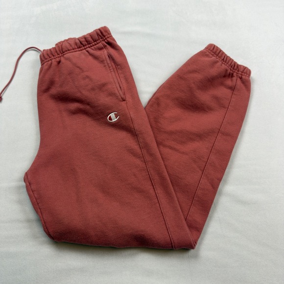 Champion Pants - Champion Reverse Weave Joggers Rust Terracotta Fleece Sweatpants GF884 Womens M
